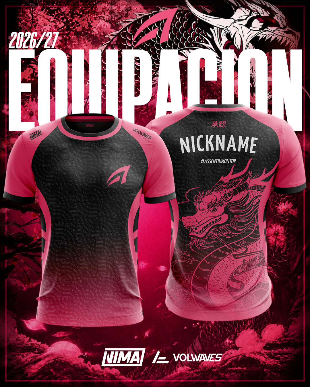 Camiseta técnica oficial de competición de Assentium
