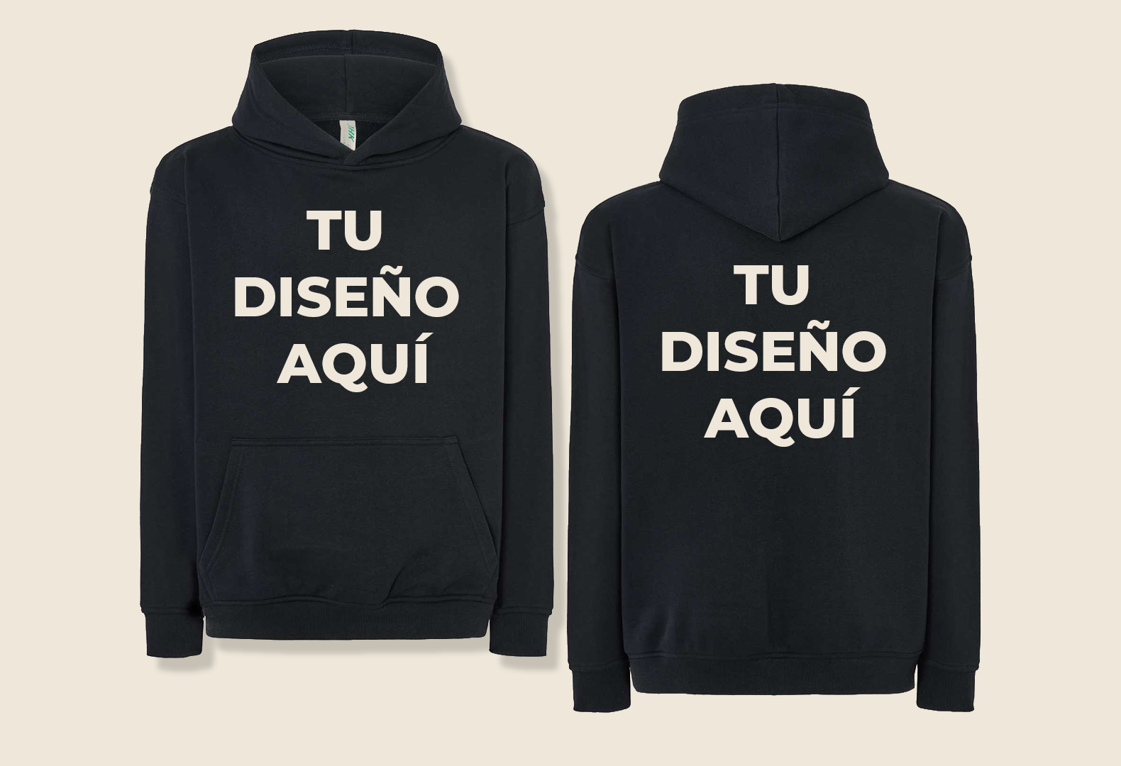 Sudadera canguro Oversize