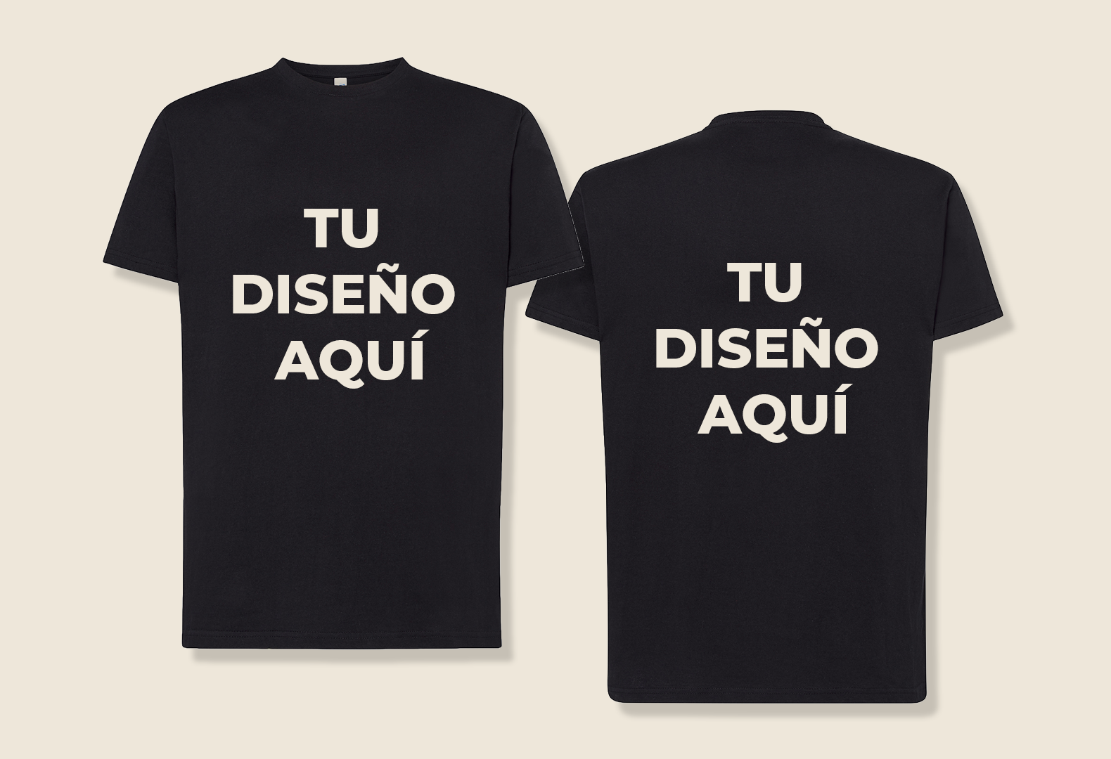 Camiseta manga corta cuello redondo