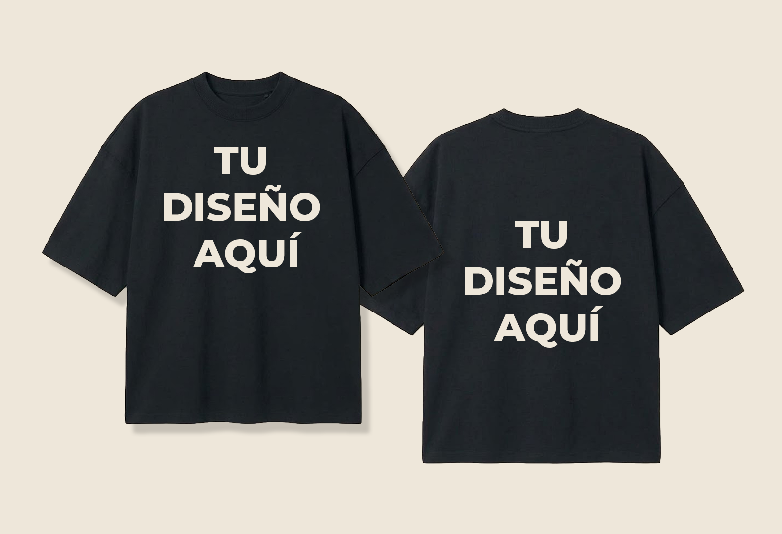 Camiseta manga corta oversize Premium